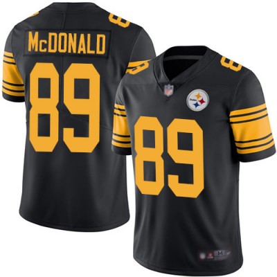 Nike Pittsburgh Steelers #89 Vance McDonald Black Men's Stitched NFL Limited Rush Jersey Men's